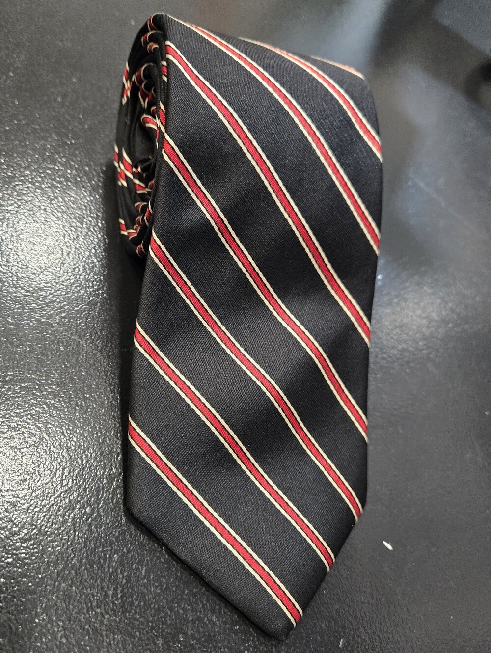 xAndrini Silk American Regimental Striped Tie - From Italy